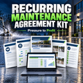 Pressure Washing Recurring Maintenance Agreement Kit
